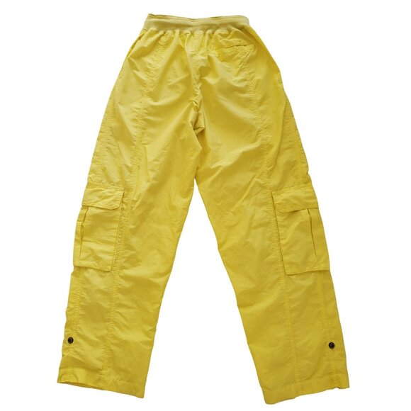 Free People FP Movement Mesmerize Me Yellow Cargo Pants High Rise Sz XS - Picture 5 of 16